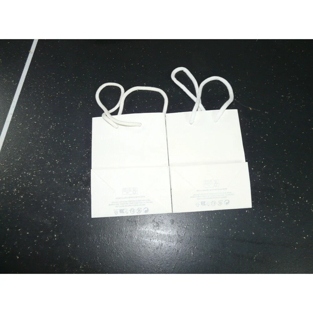 Swarovski Yellow & White Paper Gift Shopping Bag & Envelope Lot of 5